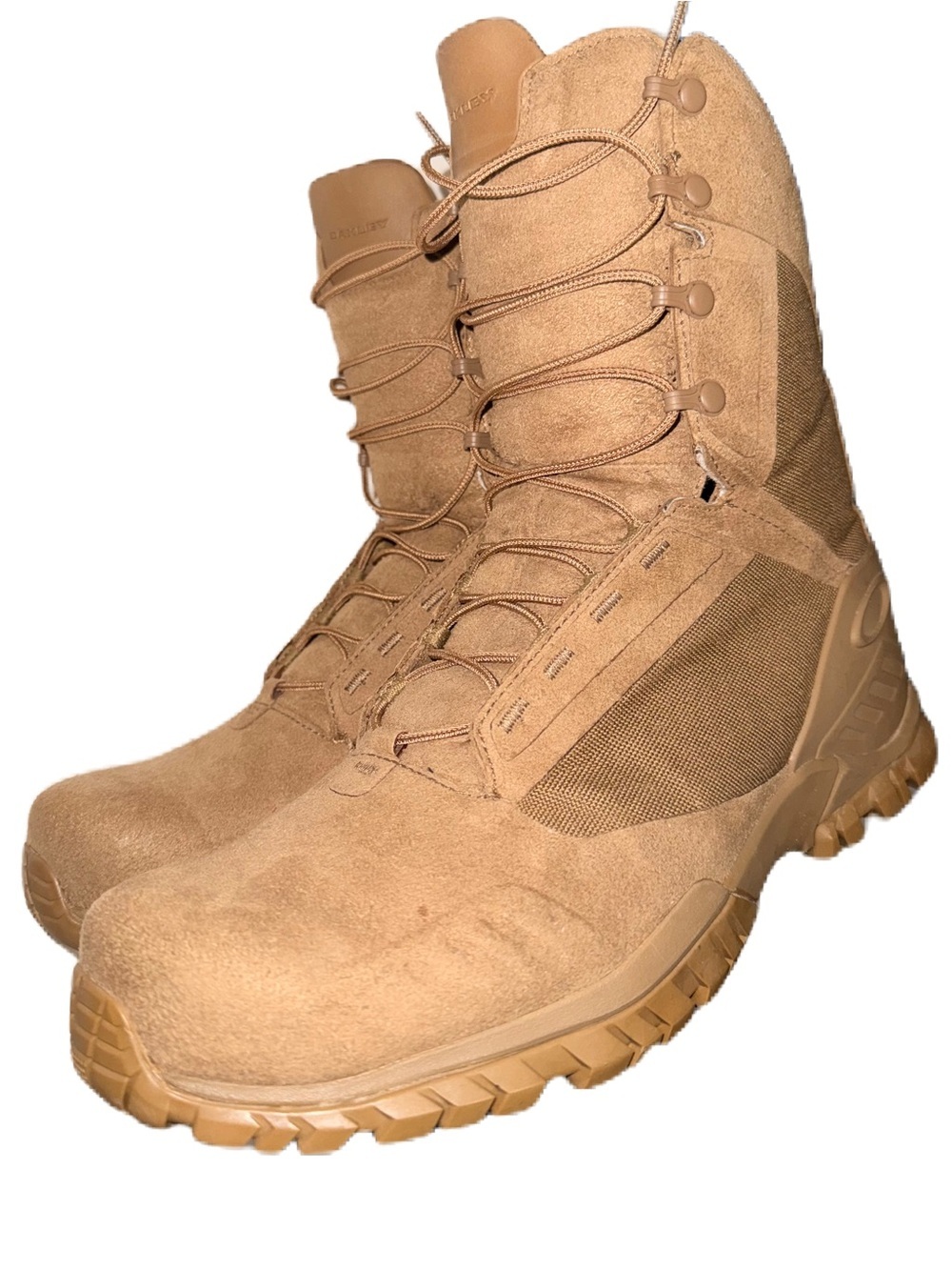 Oakley Assault Boots Tactical Military Coyote Tan Lightweight Performance EUC